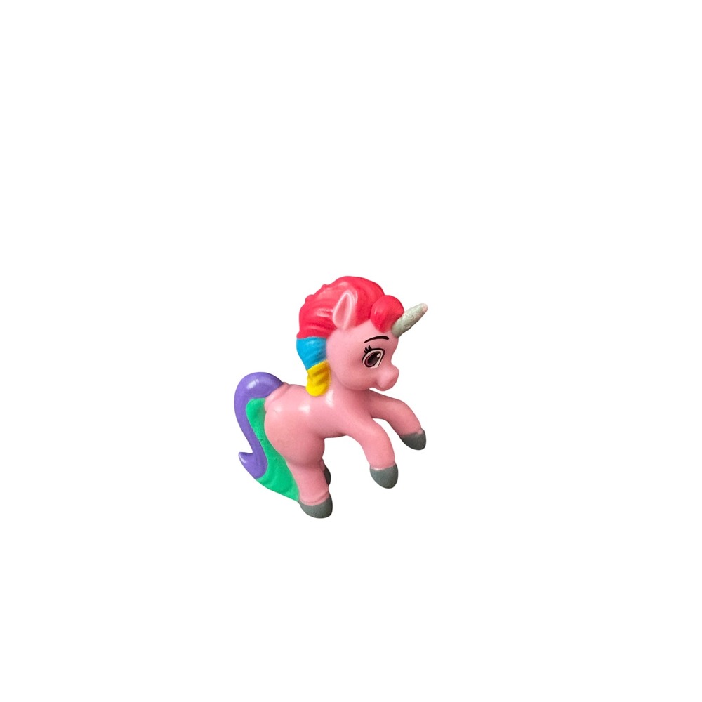 Fisher-Price Rainbow Rangers Floof Unicorn Pink Figure Toy 3"‎ Rainbow Mane